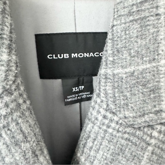 Club Monaco Gemma Plaid Coat XS - Picture 12 of 12